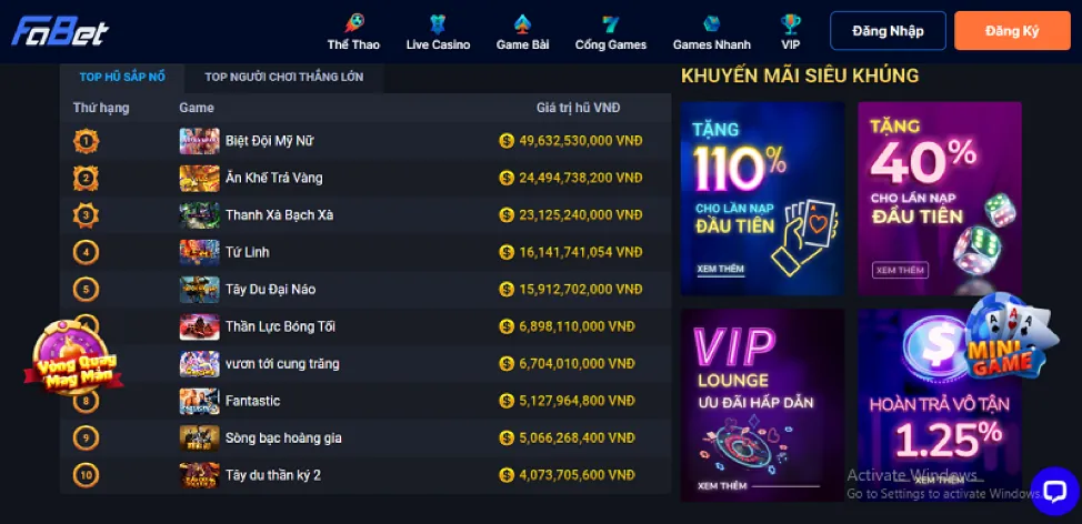 Quy trình đăng ký và đăng nhập tài khoản qc6672 Win